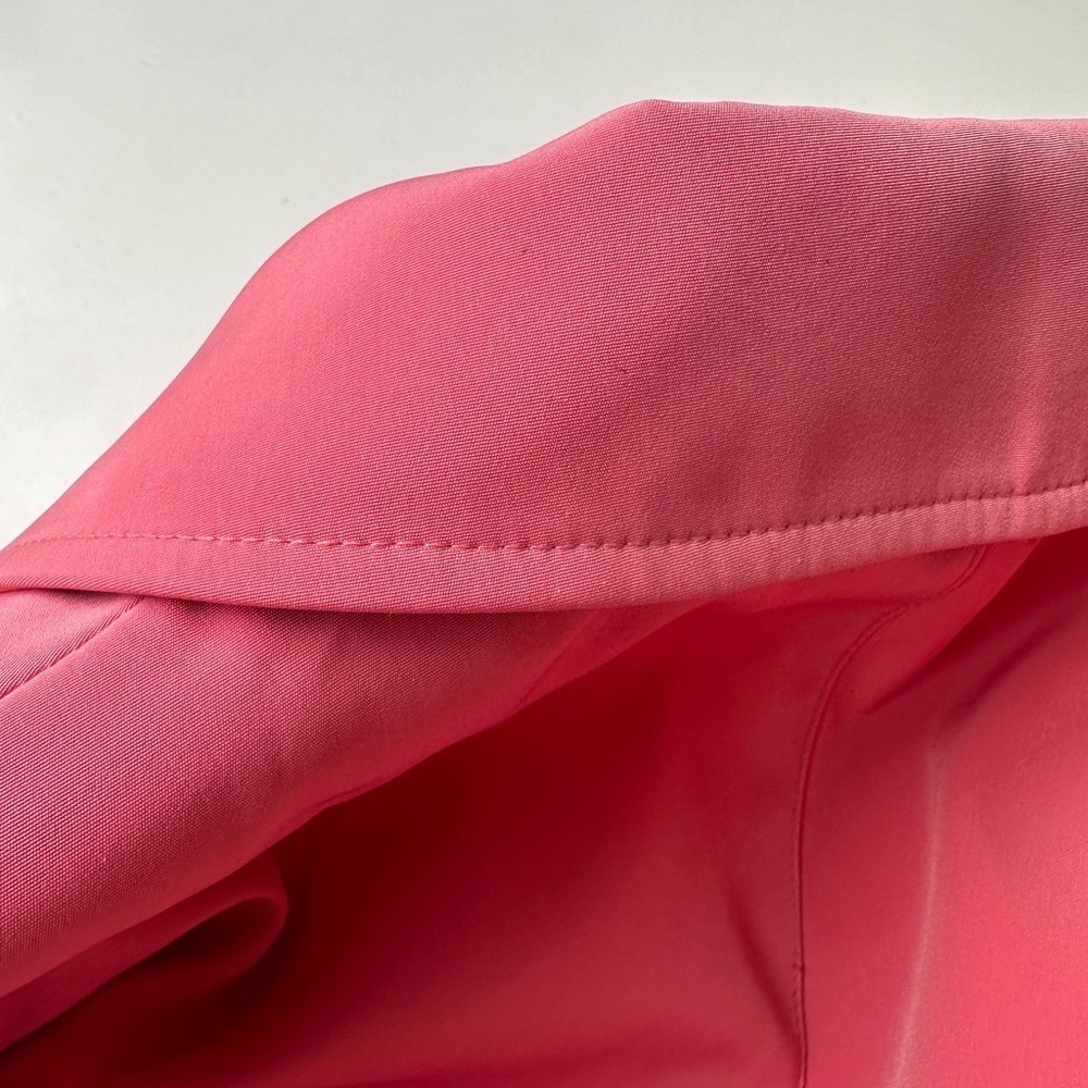 NWT JM Collection Coral Pink Long Button Lined Trench Jacket Women’s 18W $120 - Picture 9 of 9